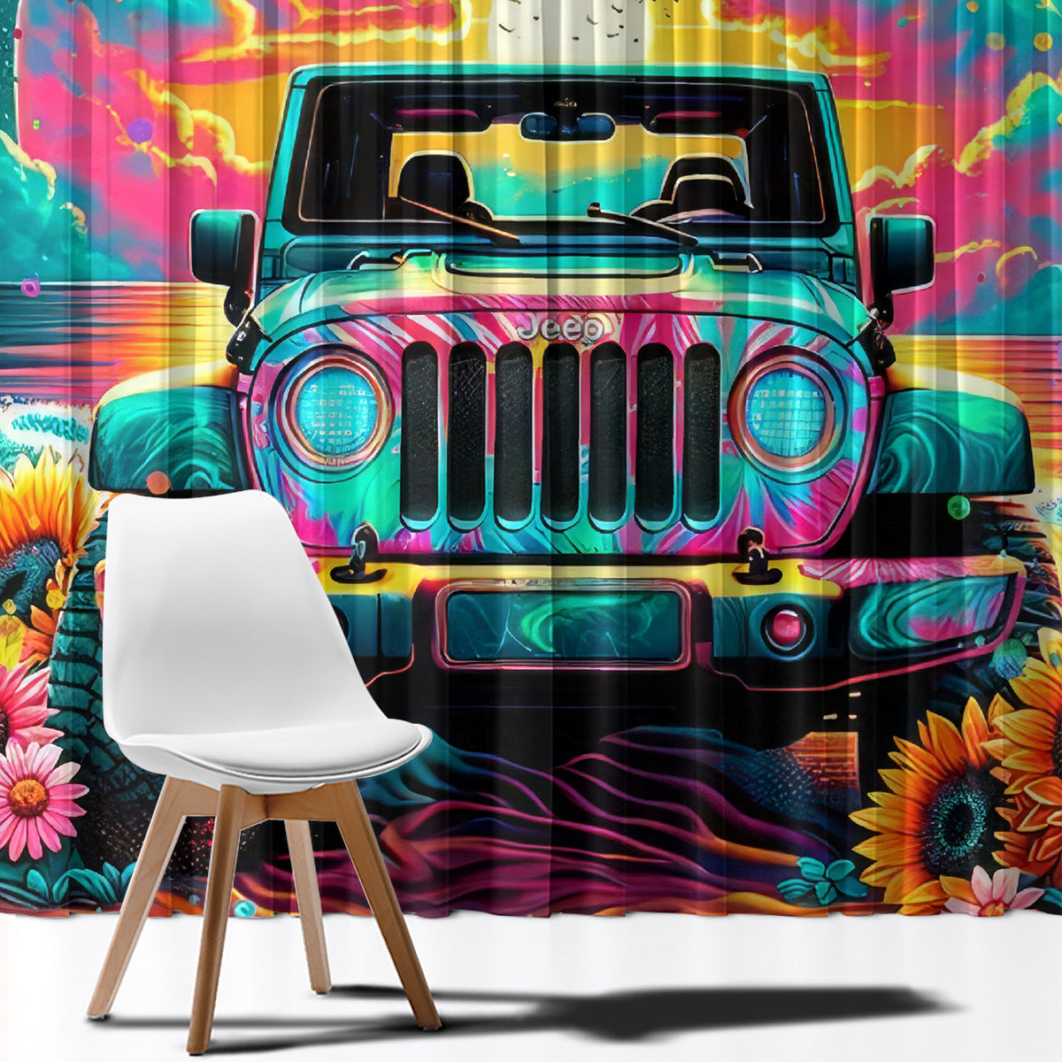 Beach Jeep Window Curtain The Best Grandmas Drive Jeeps