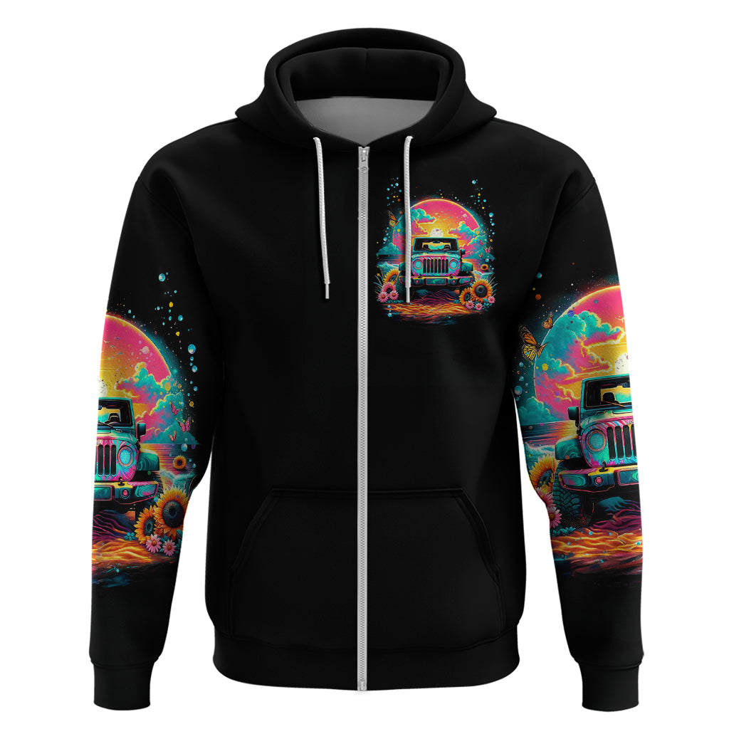 Beach Jeep Zip Hoodie The Best Grandmas Drive Jeeps