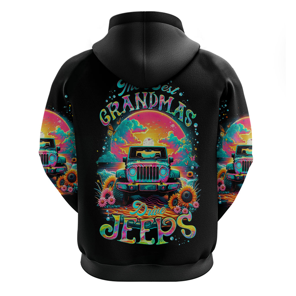 Beach Jeep Zip Hoodie The Best Grandmas Drive Jeeps