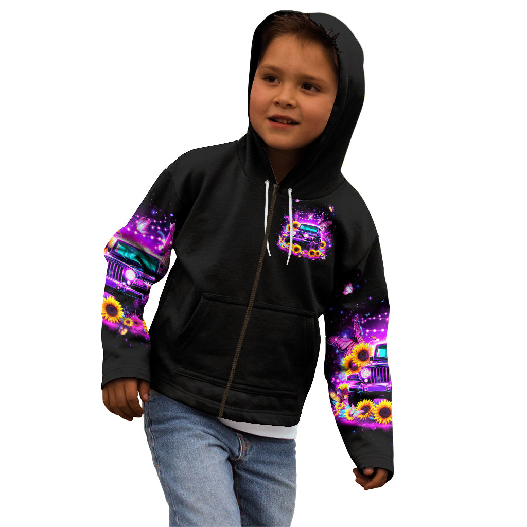 Buffterfly Jeep Kid Hoodie The Best Grandmas Drive Jeeps