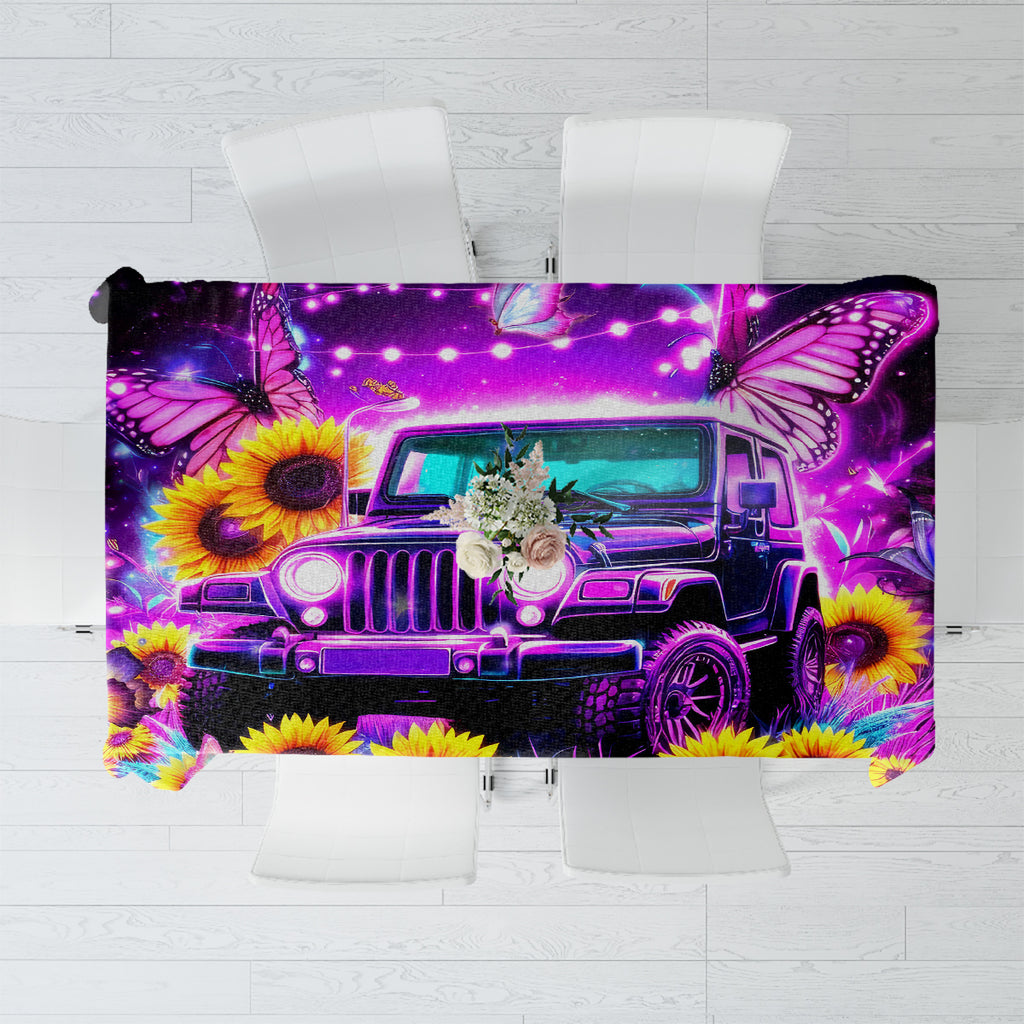 Buffterfly Jeep Tablecloth The Best Grandmas Drive Jeeps