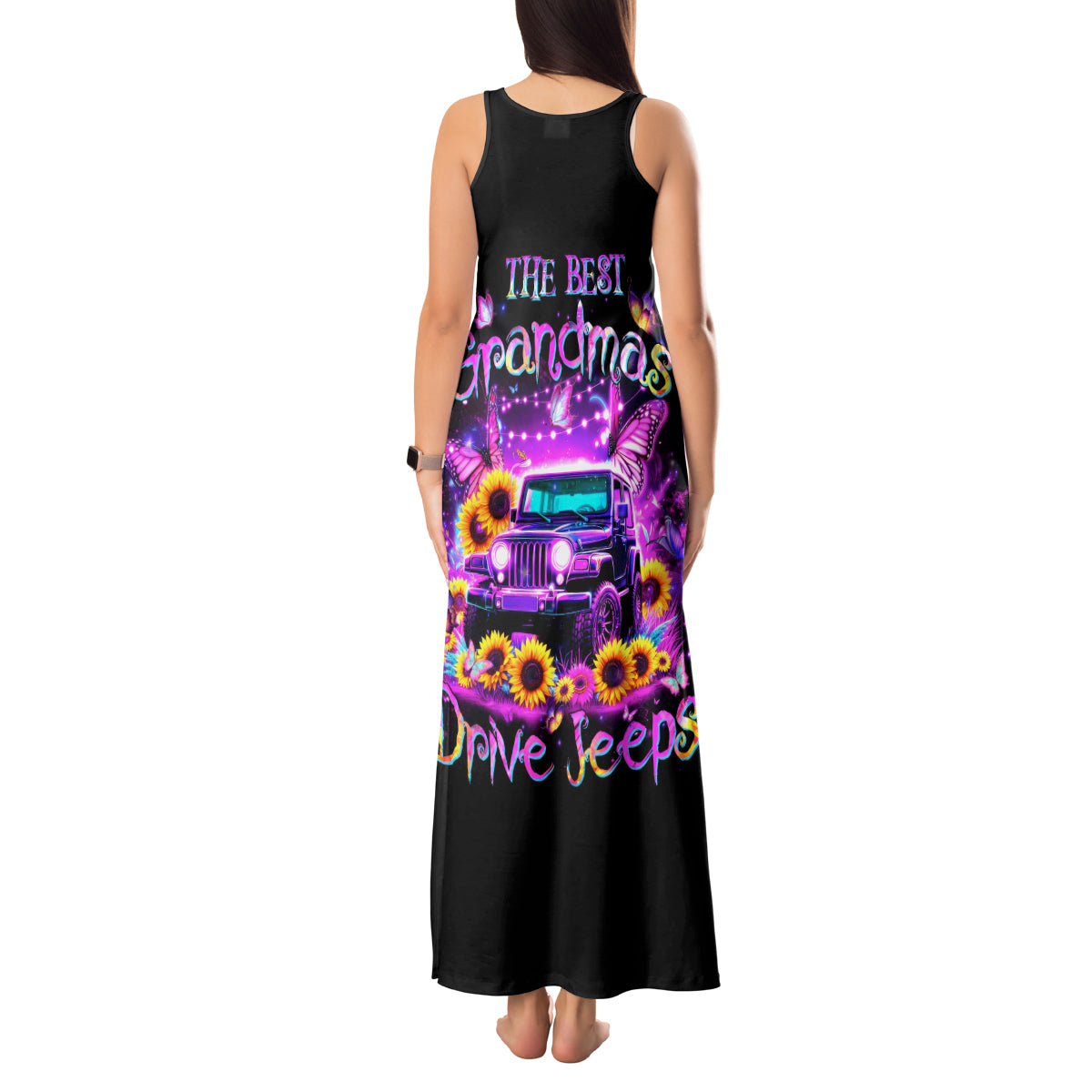 Buffterfly Jeep Tank Maxi Dress The Best Grandmas Drive Jeeps