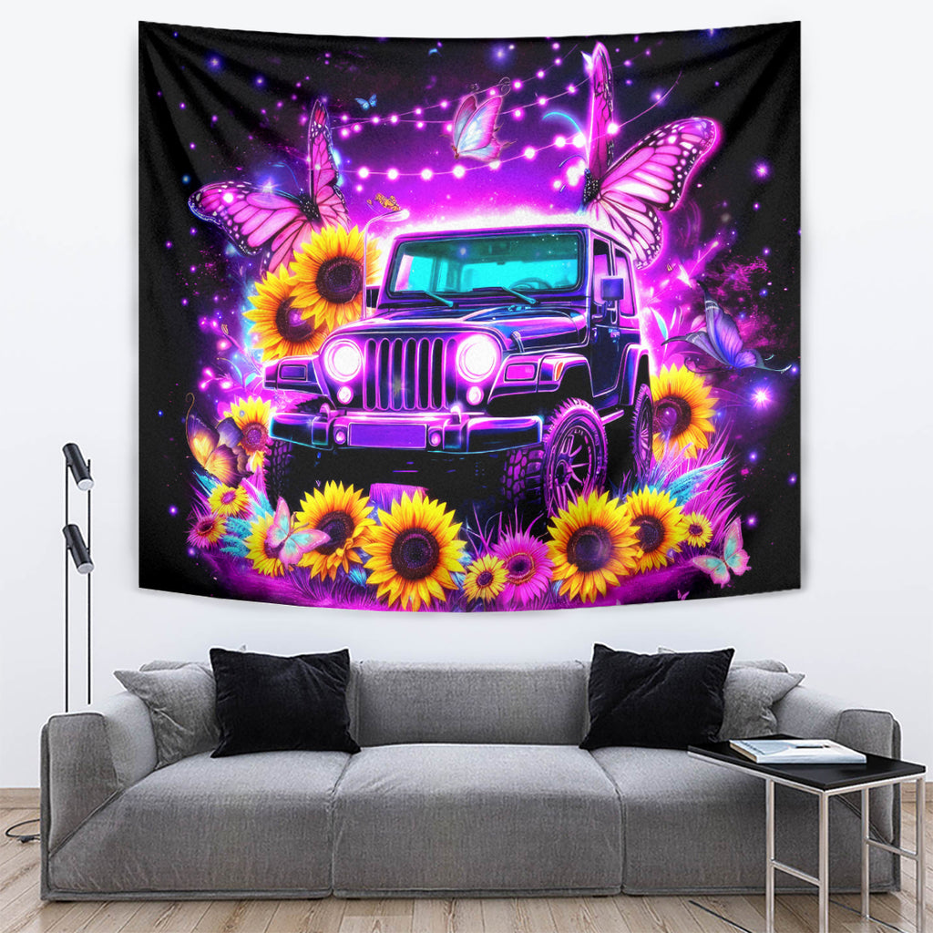 Buffterfly Jeep Tapestry The Best Grandmas Drive Jeeps