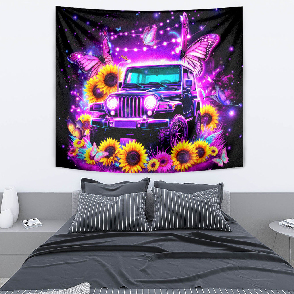 Buffterfly Jeep Tapestry The Best Grandmas Drive Jeeps