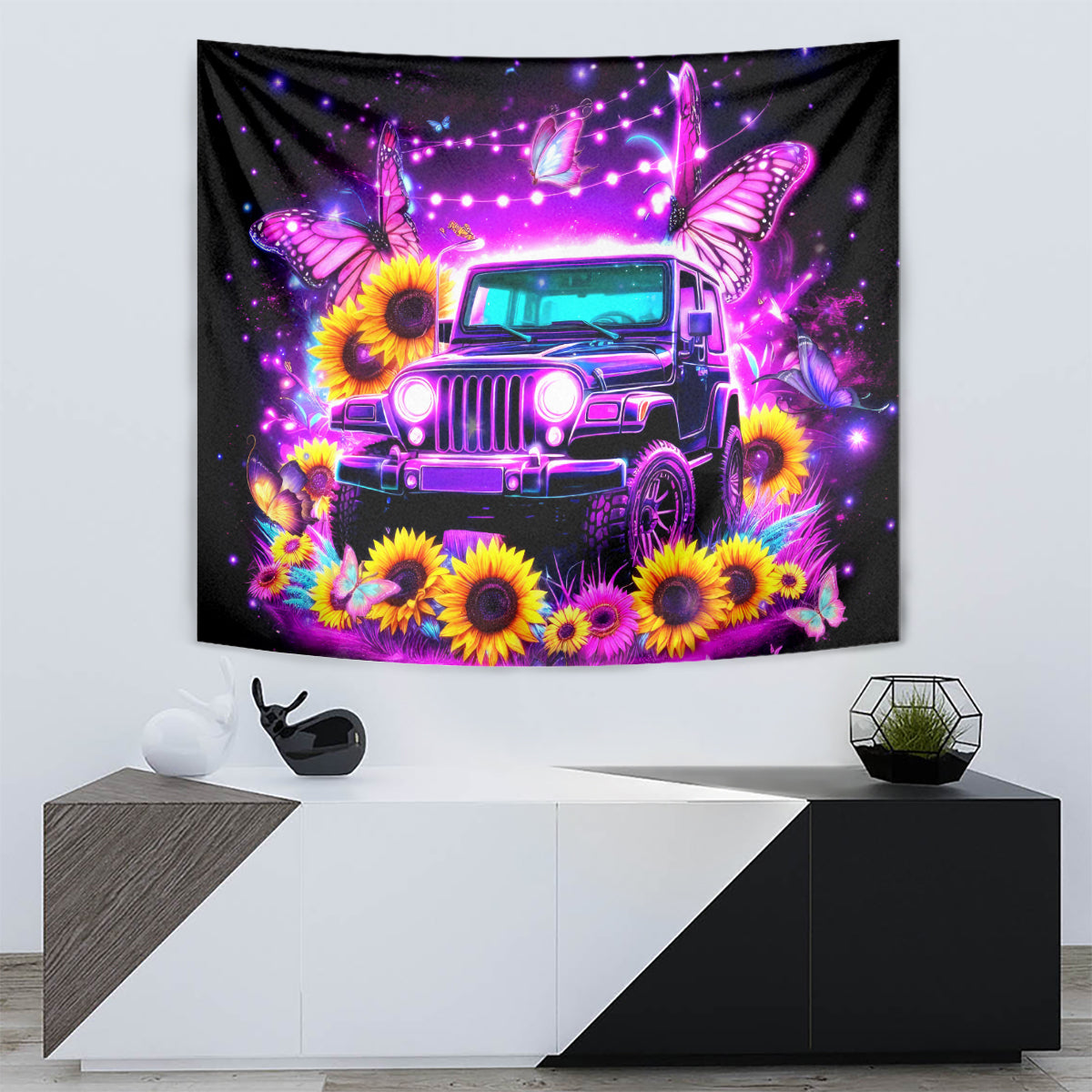 Buffterfly Jeep Tapestry The Best Grandmas Drive Jeeps