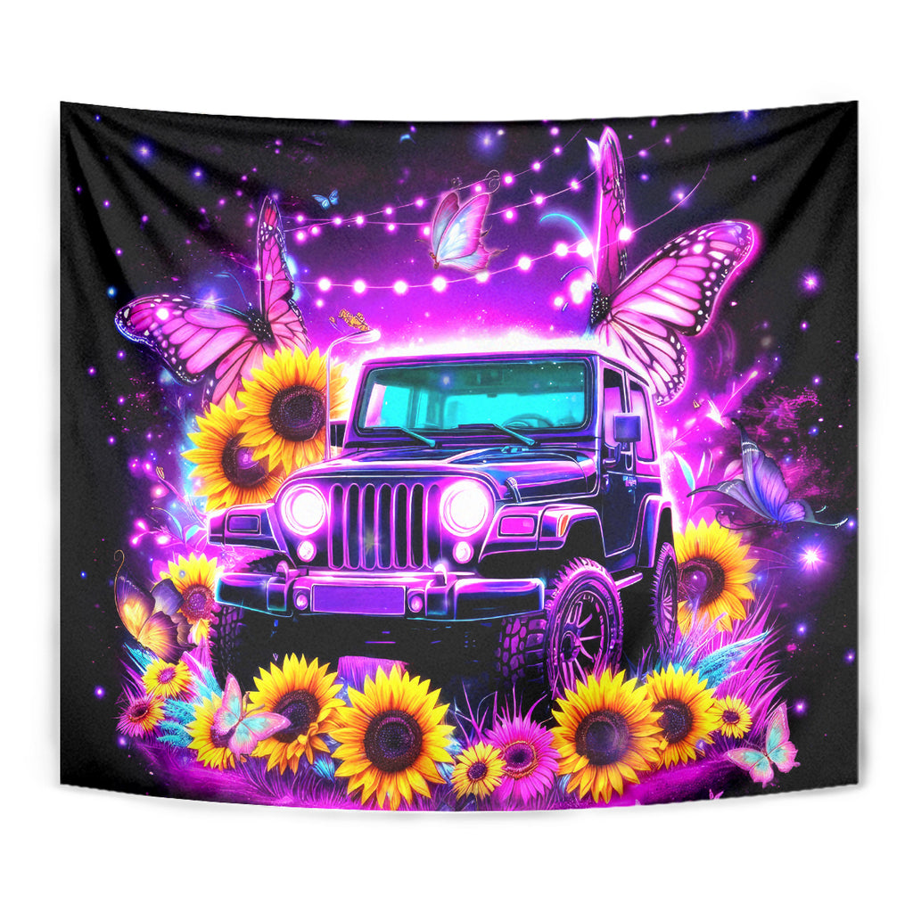 Buffterfly Jeep Tapestry The Best Grandmas Drive Jeeps