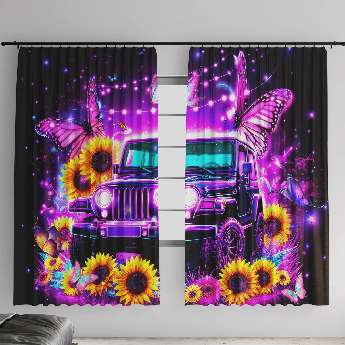 Buffterfly Jeep Window Curtain The Best Grandmas Drive Jeeps