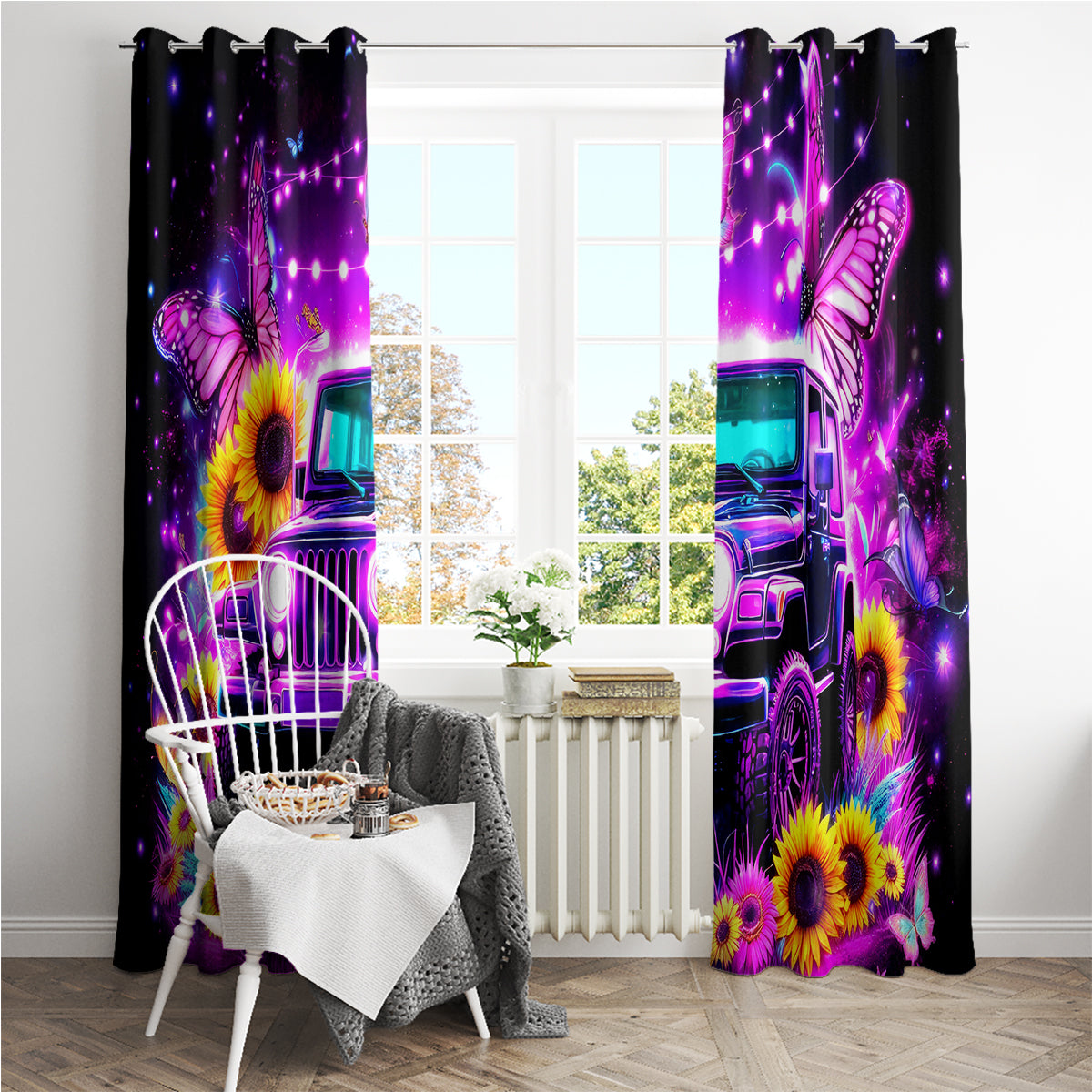 Buffterfly Jeep Window Curtain The Best Grandmas Drive Jeeps