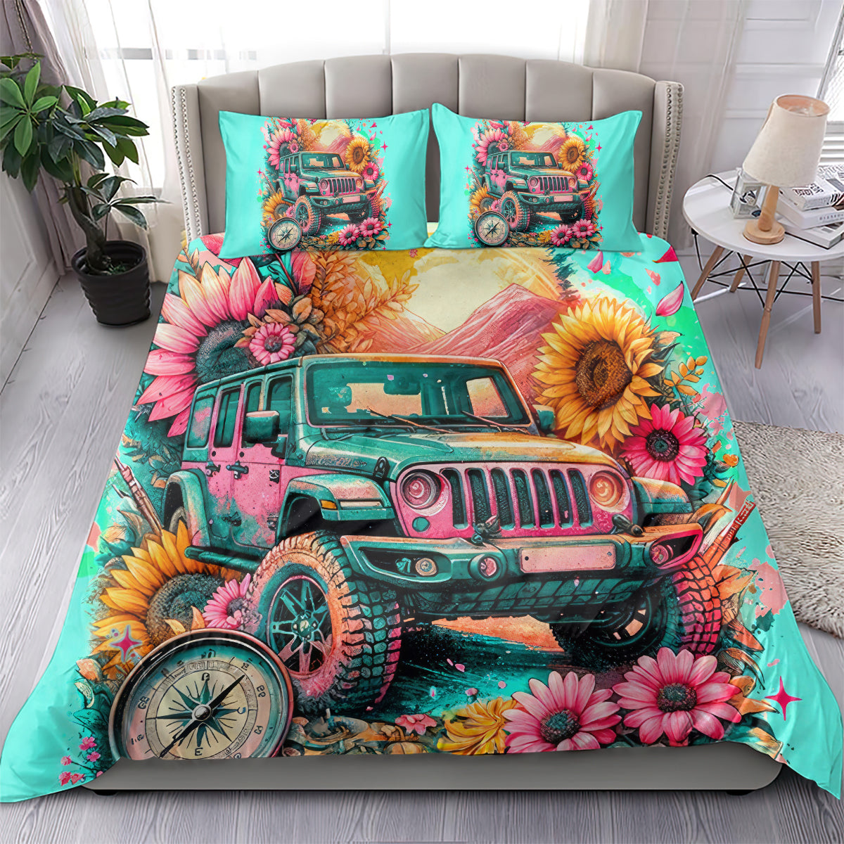 Flower Jeep Bedding Set The Best Moms Drive Jeeps