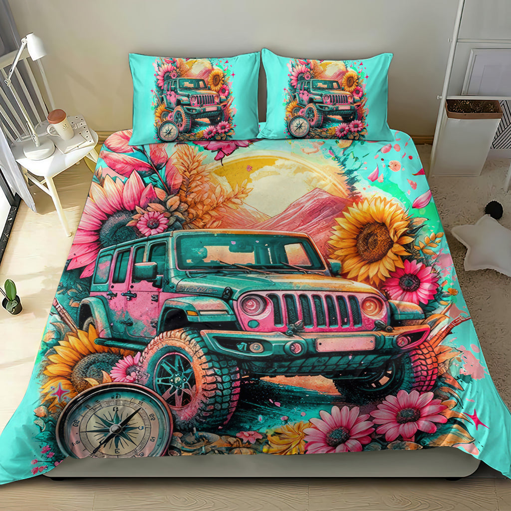 Flower Jeep Bedding Set The Best Moms Drive Jeeps