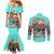 Flower Jeep Couples Matching Mermaid Dress and Long Sleeve Button Shirt The Best Moms Drive Jeeps