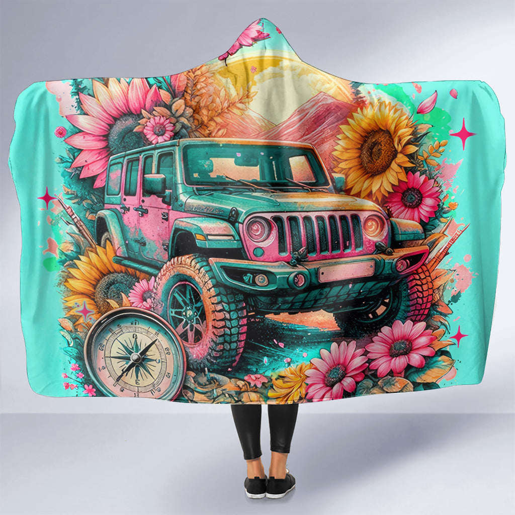 Flower Jeep Hooded Blanket The Best Moms Drive Jeeps