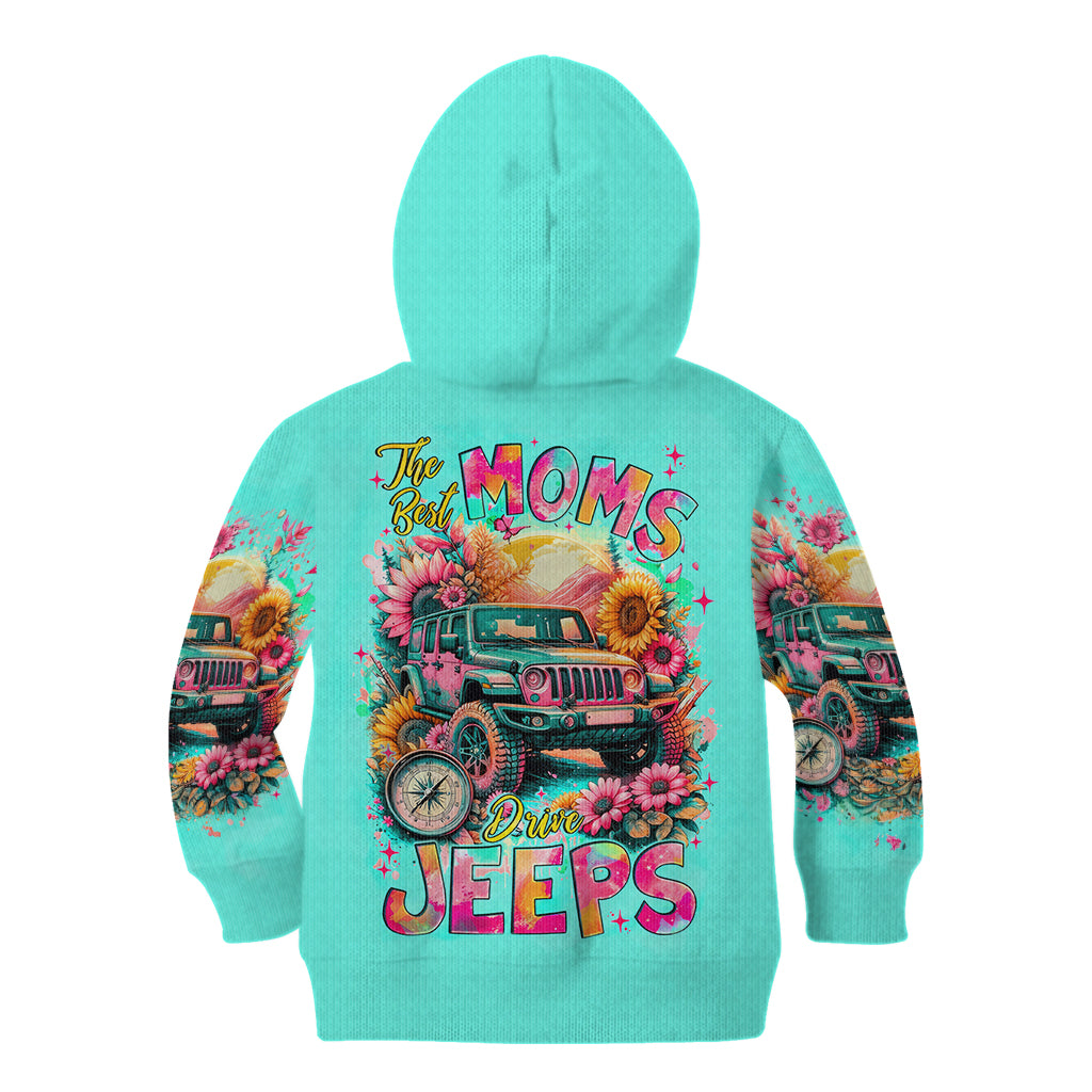 Flower Jeep Kid Hoodie The Best Moms Drive Jeeps