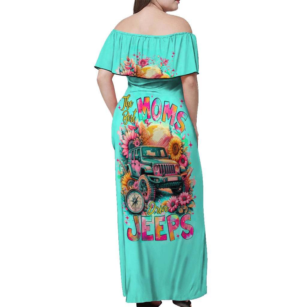 Flower Jeep Off Shoulder Maxi Dress The Best Moms Drive Jeeps