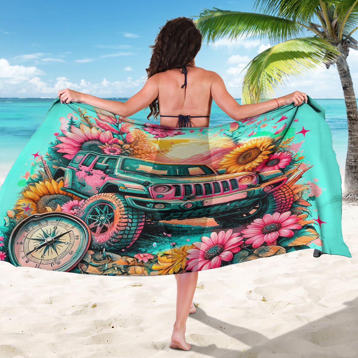 Flower Jeep Sarong The Best Moms Drive Jeeps