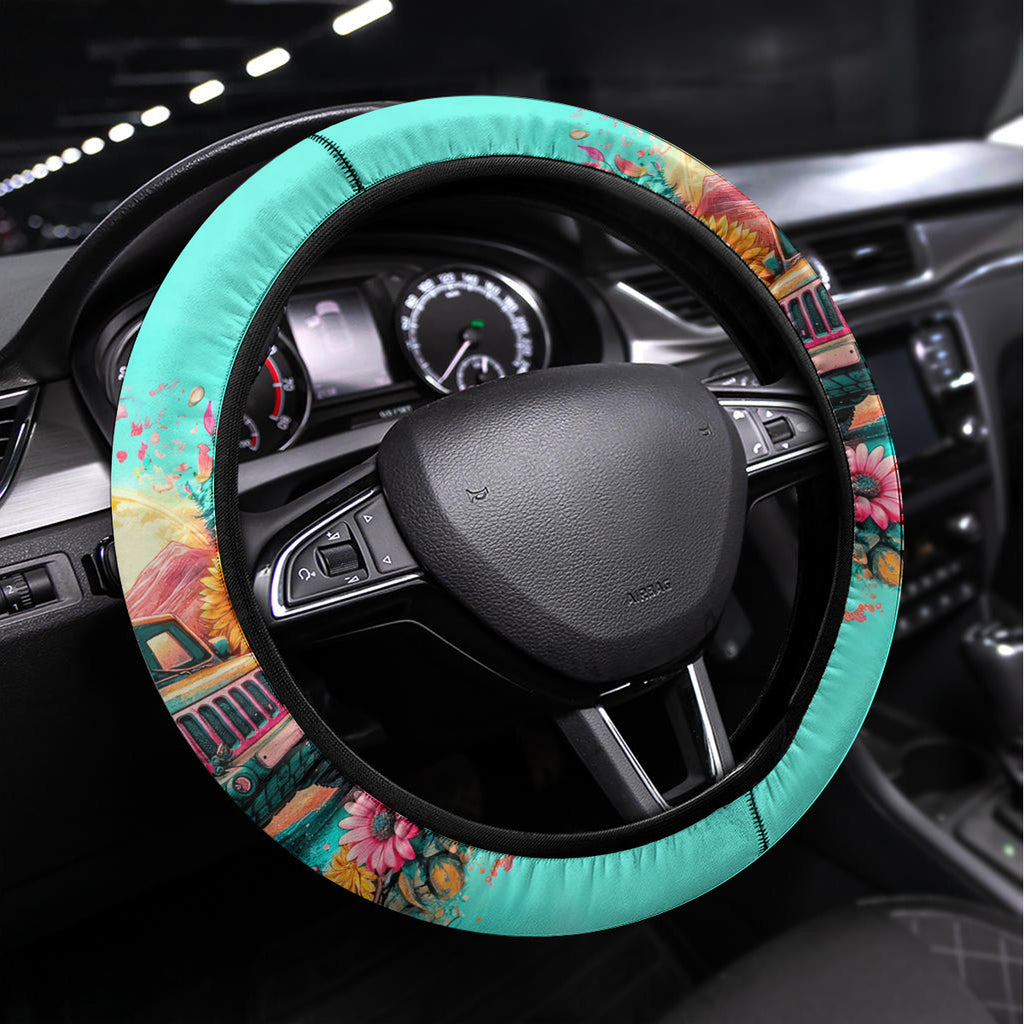 Flower Jeep Steering Wheel Cover The Best Moms Drive Jeeps