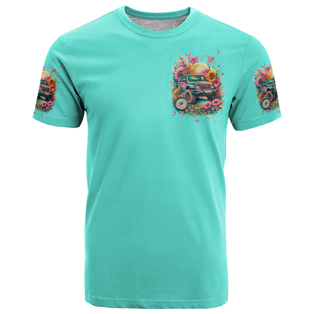 Flower Jeep T Shirt The Best Moms Drive Jeeps