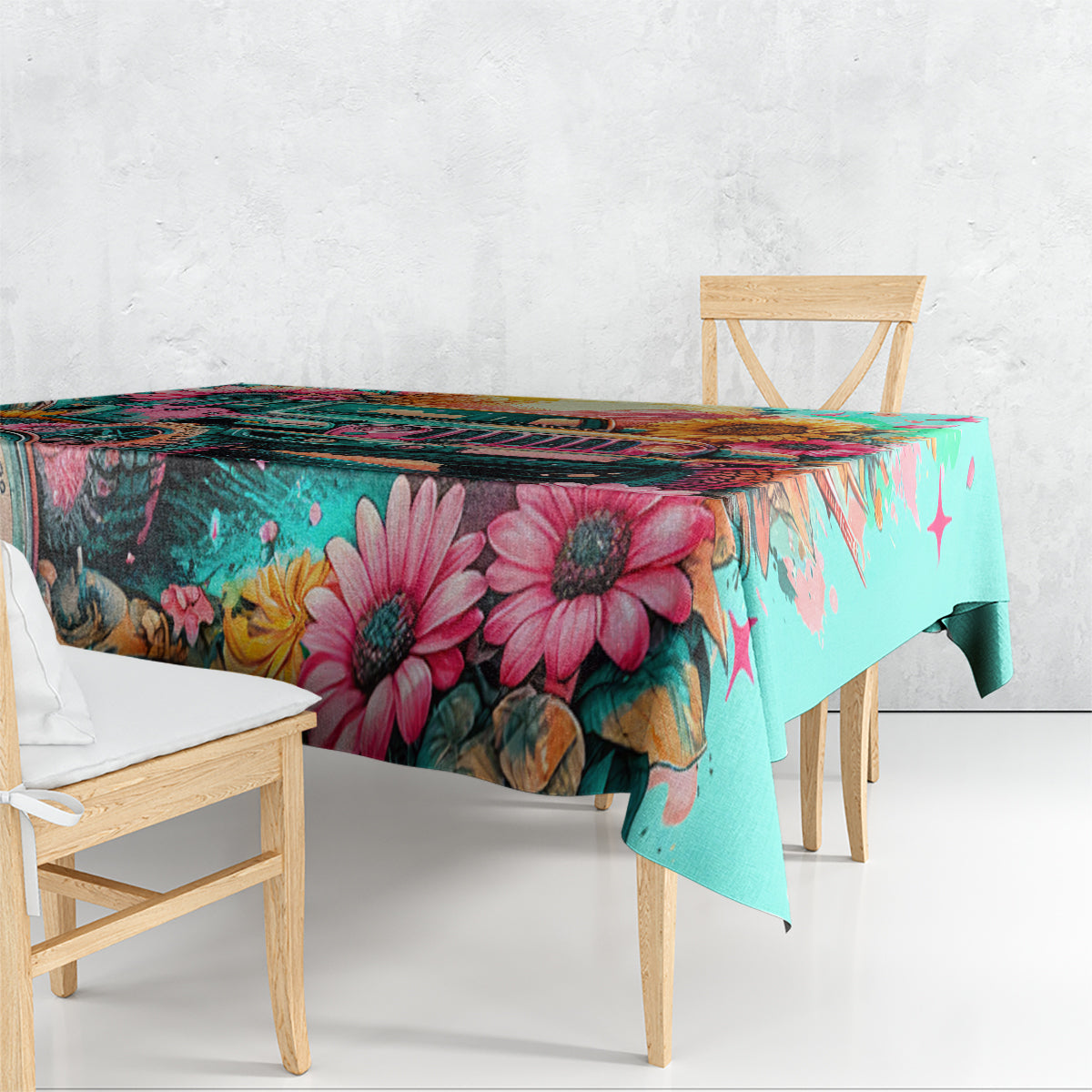 Flower Jeep Tablecloth The Best Moms Drive Jeeps