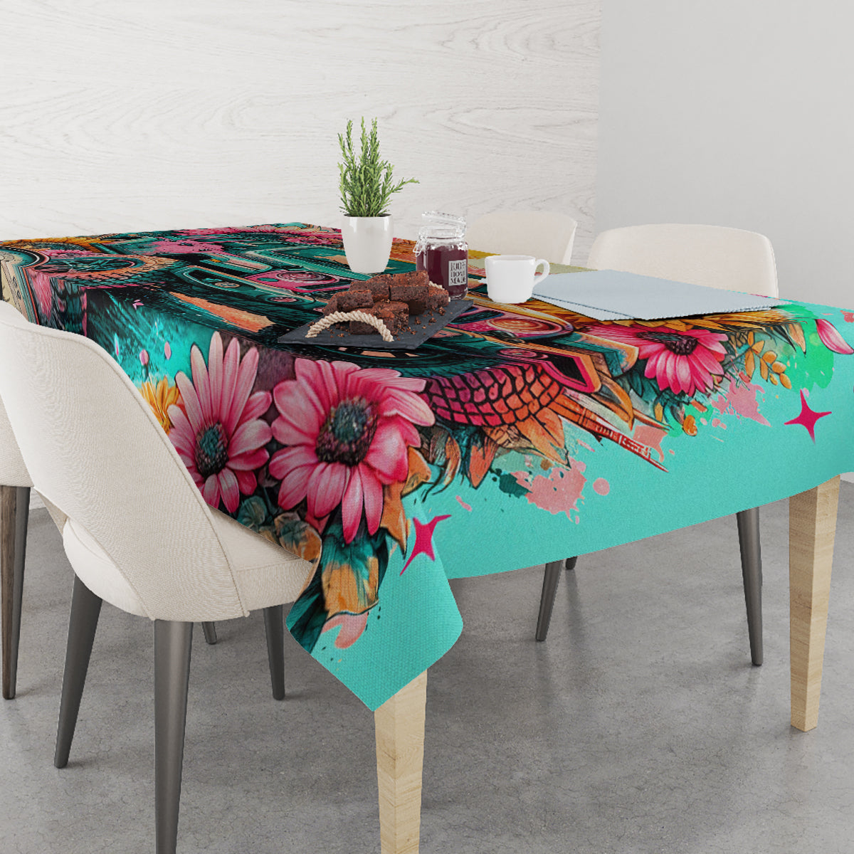 Flower Jeep Tablecloth The Best Moms Drive Jeeps