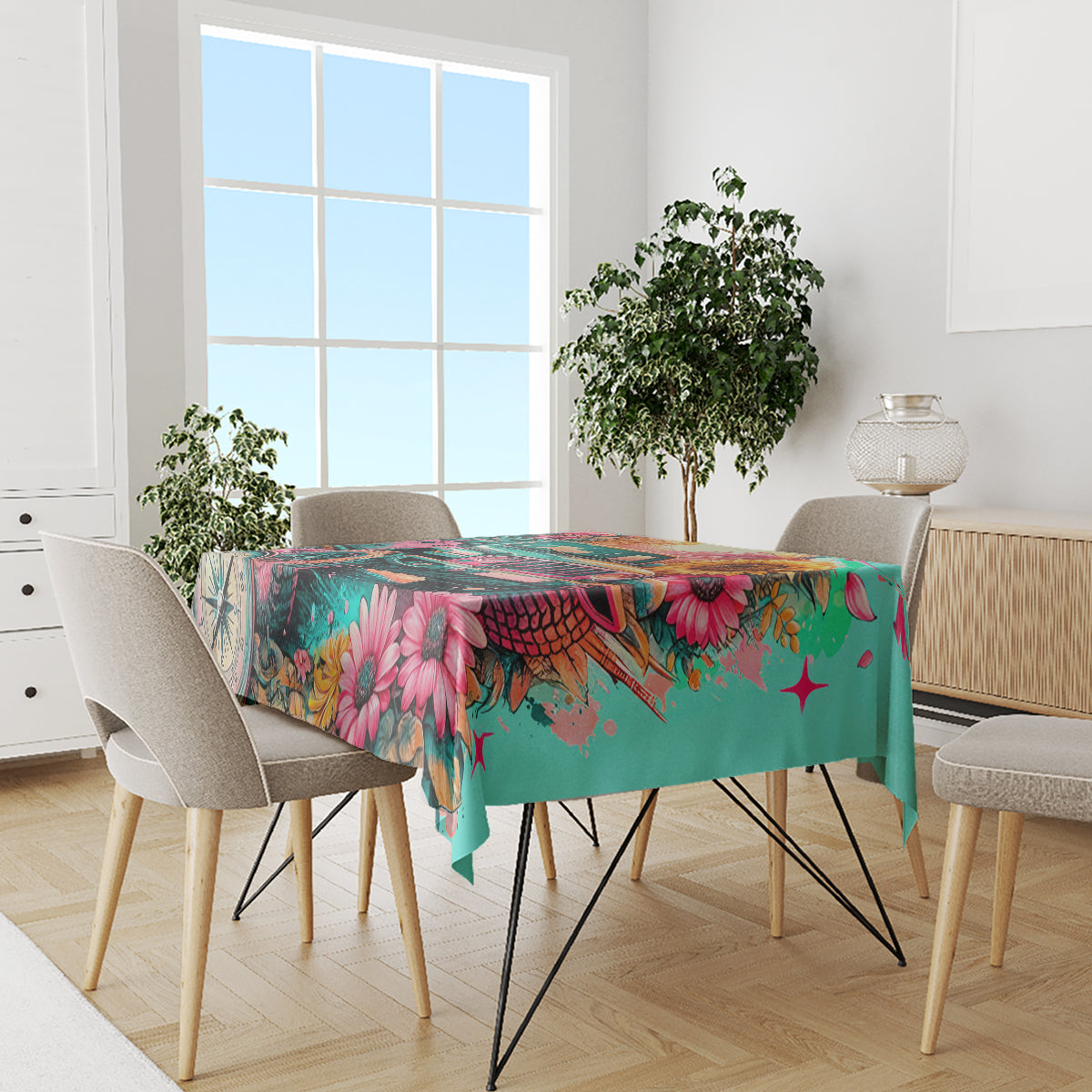 Flower Jeep Tablecloth The Best Moms Drive Jeeps