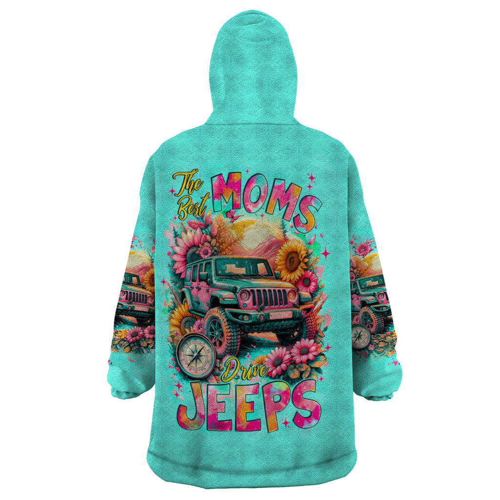 Flower Jeep Wearable Blanket Hoodie The Best Moms Drive Jeeps