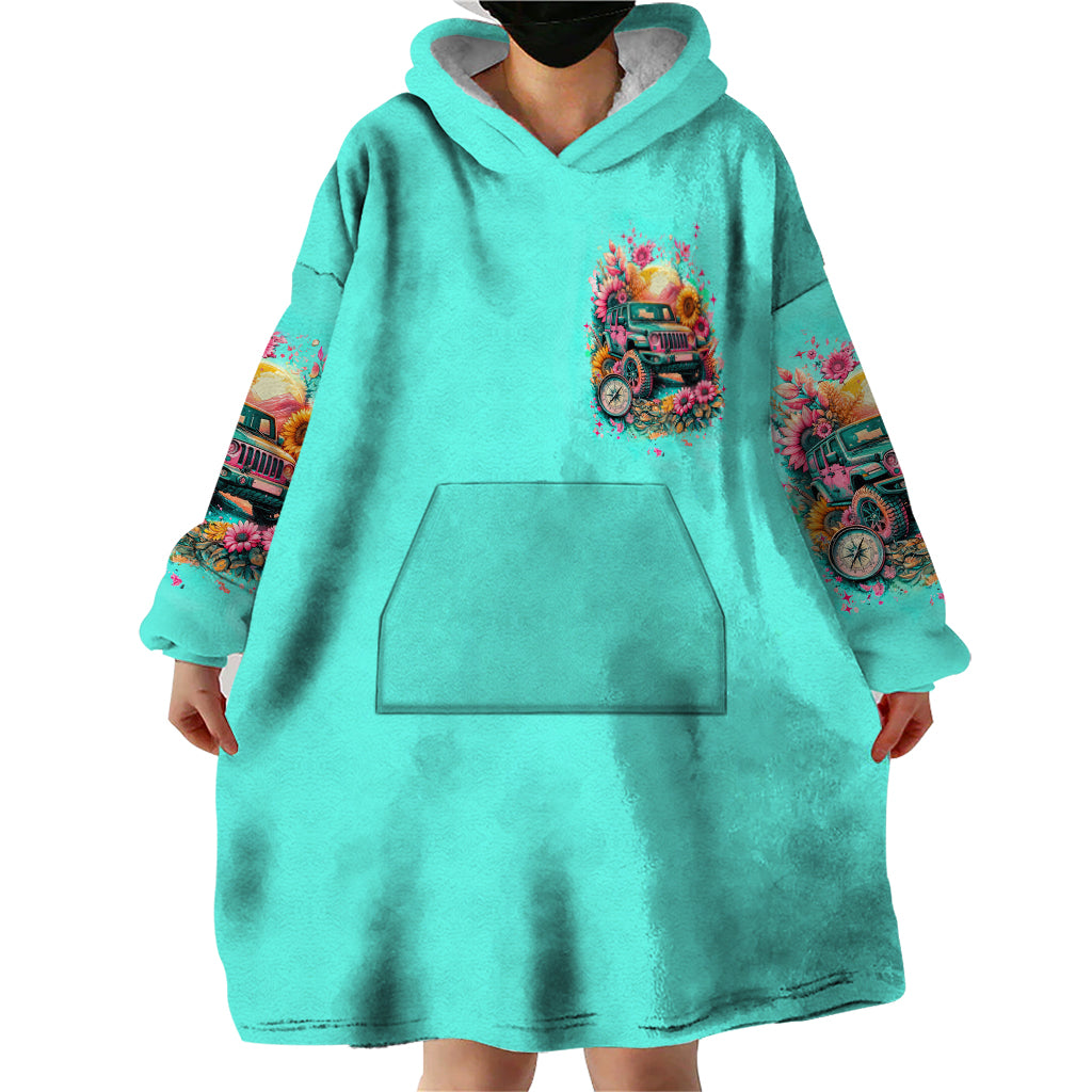 Flower Jeep Wearable Blanket Hoodie The Best Moms Drive Jeeps