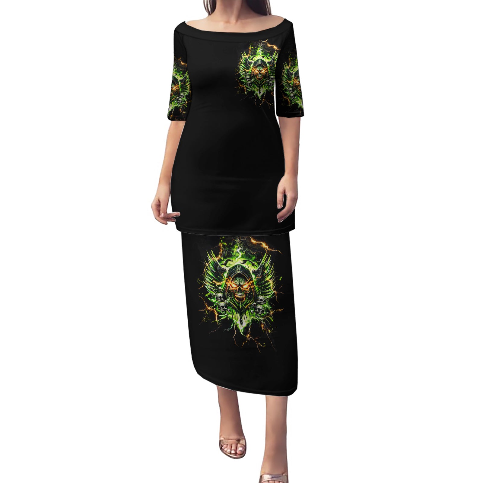 Doule Skull Puletasi Angel To Some Demon To Most