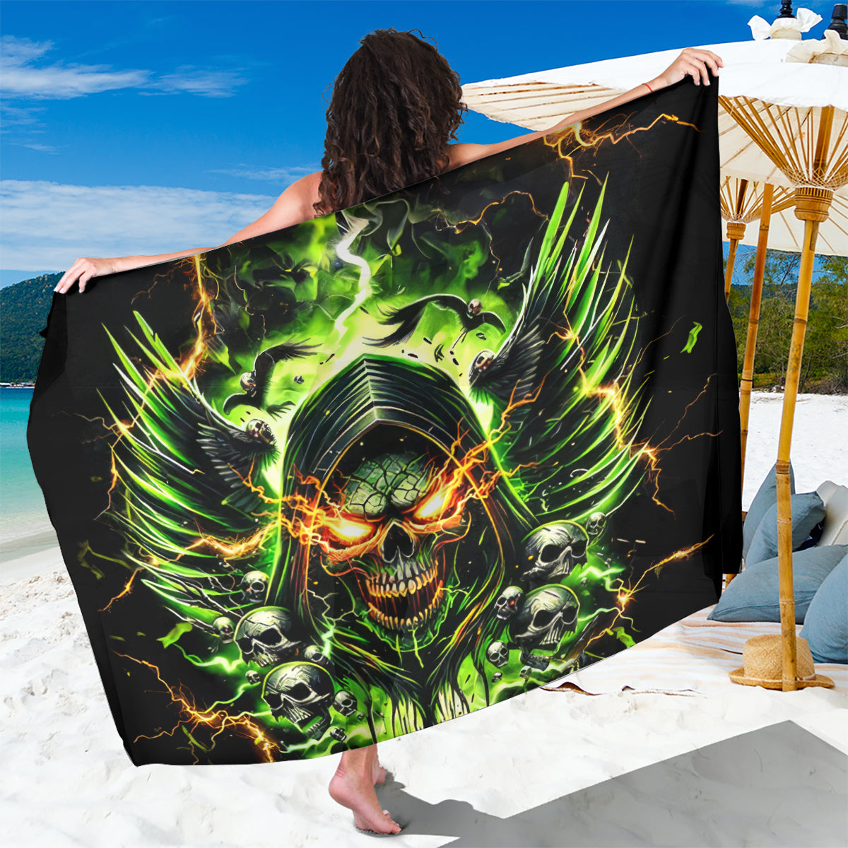 Doule Skull Sarong Angel To Some Demon To Most