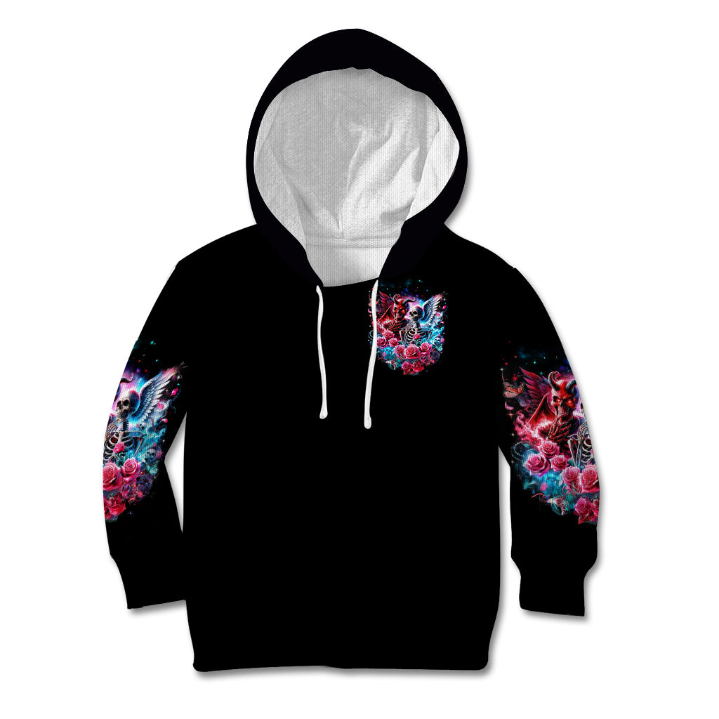 Flame Skull Kid Hoodie I'm Not Anti Social I'm Just Not User Friendly