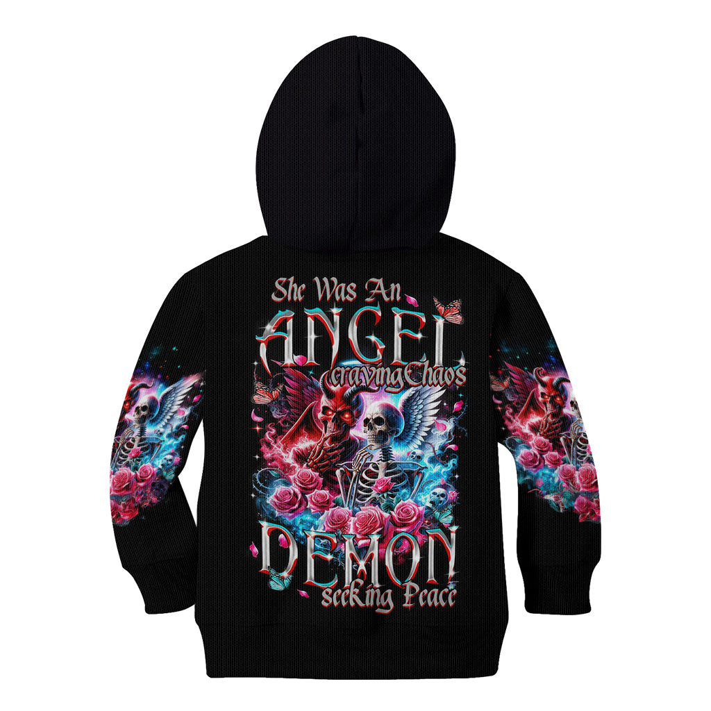 Flame Skull Kid Hoodie I'm Not Anti Social I'm Just Not User Friendly