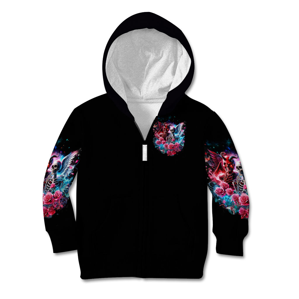Flame Skull Kid Hoodie I'm Not Anti Social I'm Just Not User Friendly