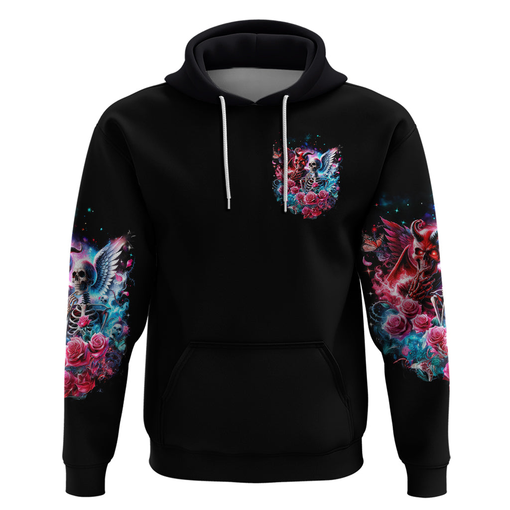 Flame Skull Zip Hoodie I'm Not Anti Social I'm Just Not User Friendly