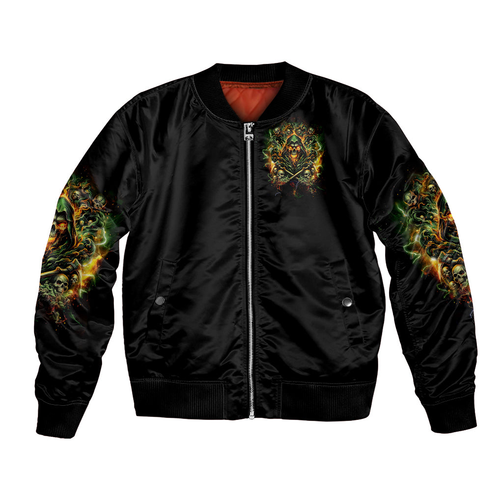 Rose Skull Bomber Jacket Don't Try Figure Me out