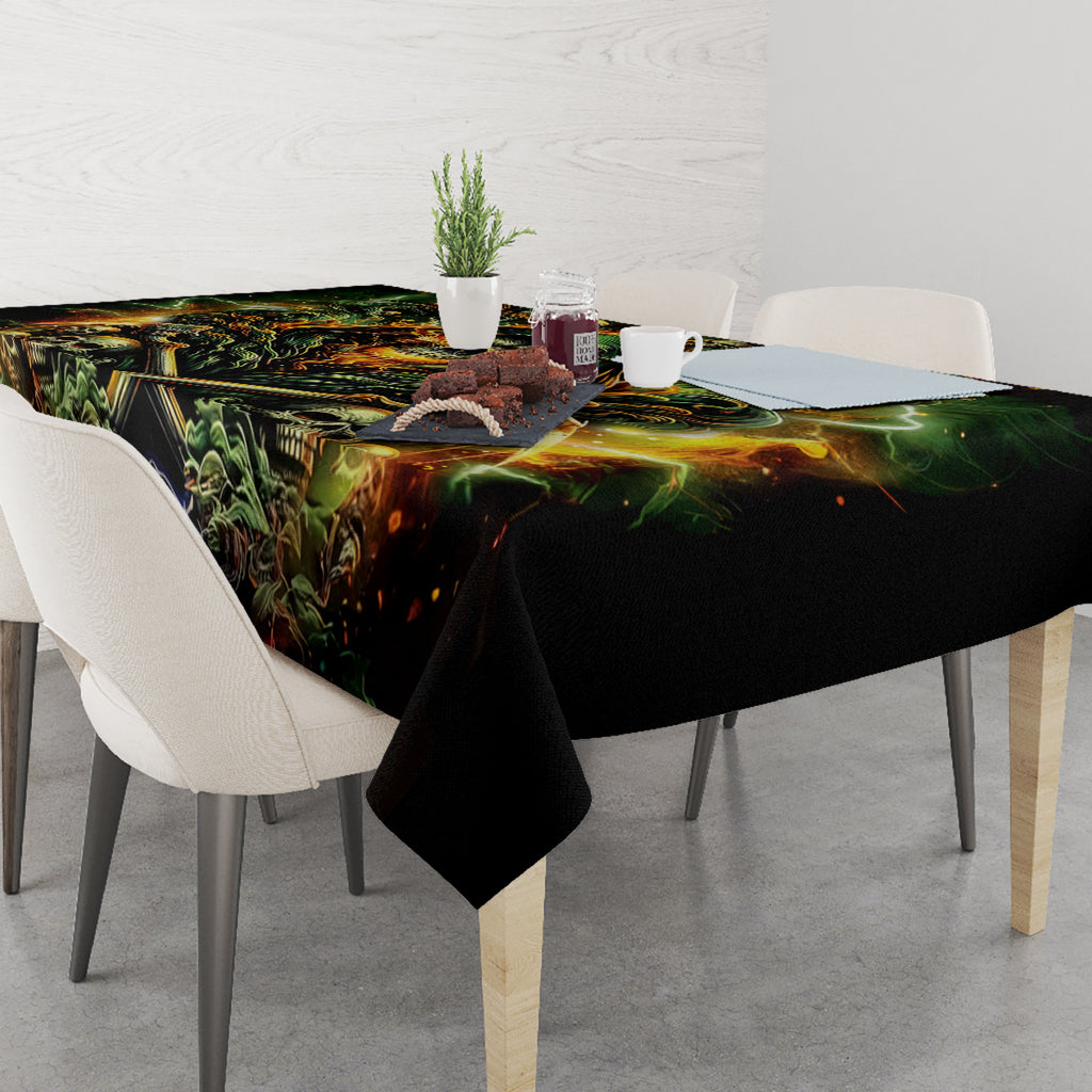 Rose Skull Tablecloth Don't Try Figure Me out