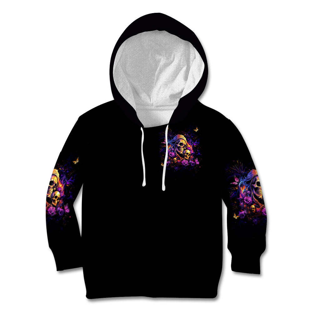 Irish Skull Kid Hoodie Good Girl Drinve Wine, Badass Girl Chug Beer