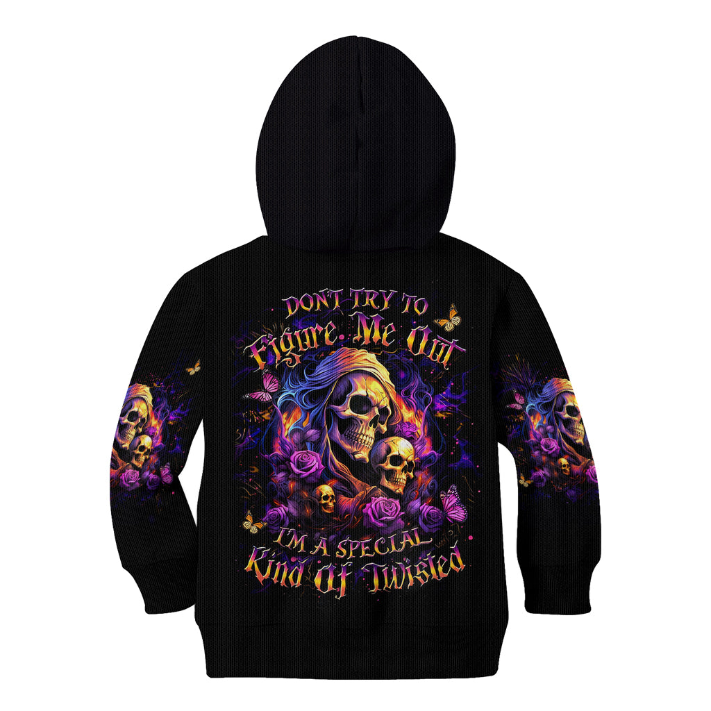 Irish Skull Kid Hoodie Good Girl Drinve Wine, Badass Girl Chug Beer