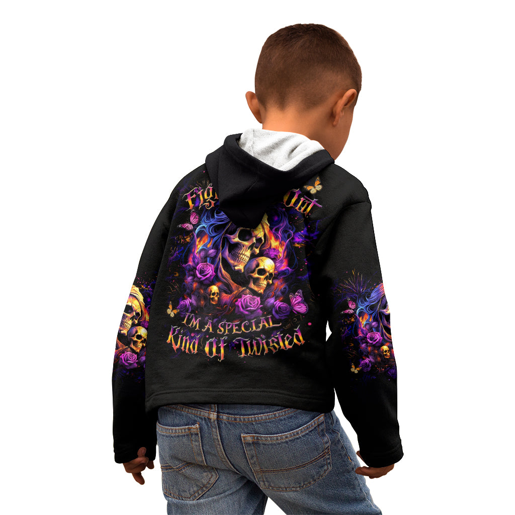 Irish Skull Kid Hoodie Good Girl Drinve Wine, Badass Girl Chug Beer