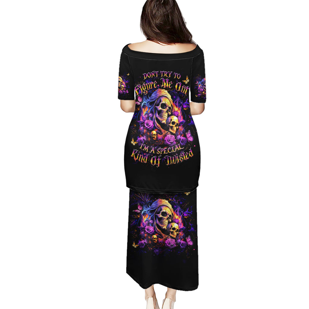Irish Skull Puletasi Good Girl Drinve Wine, Badass Girl Chug Beer
