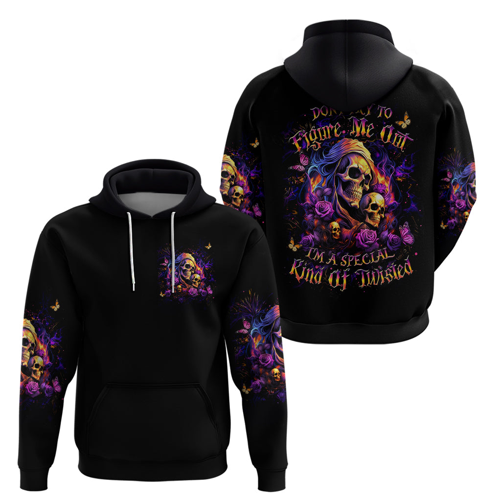 Irish Skull Zip Hoodie Good Girl Drinve Wine, Badass Girl Chug Beer