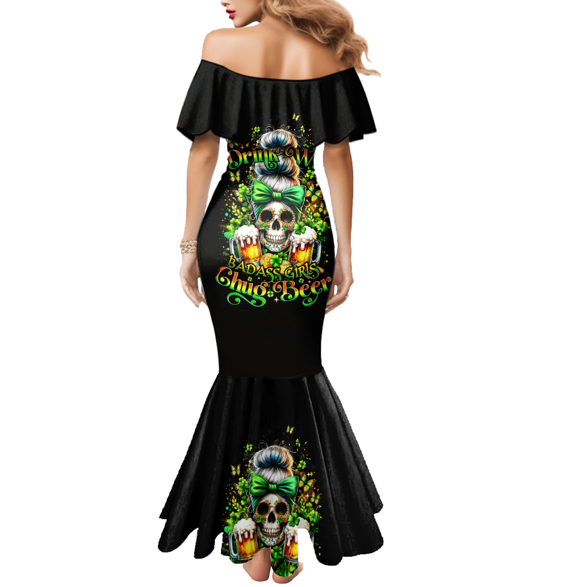 Rose Skull Mermaid Dress No Matter How Much I Try To Be Fucking Nice