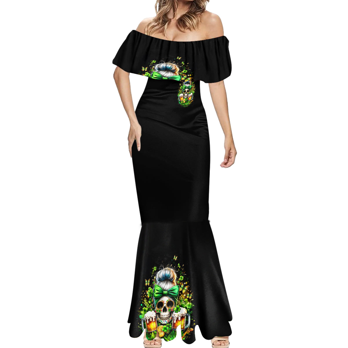 Rose Skull Mermaid Dress No Matter How Much I Try To Be Fucking Nice