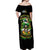 Rose Skull Off Shoulder Maxi Dress No Matter How Much I Try To Be Fucking Nice