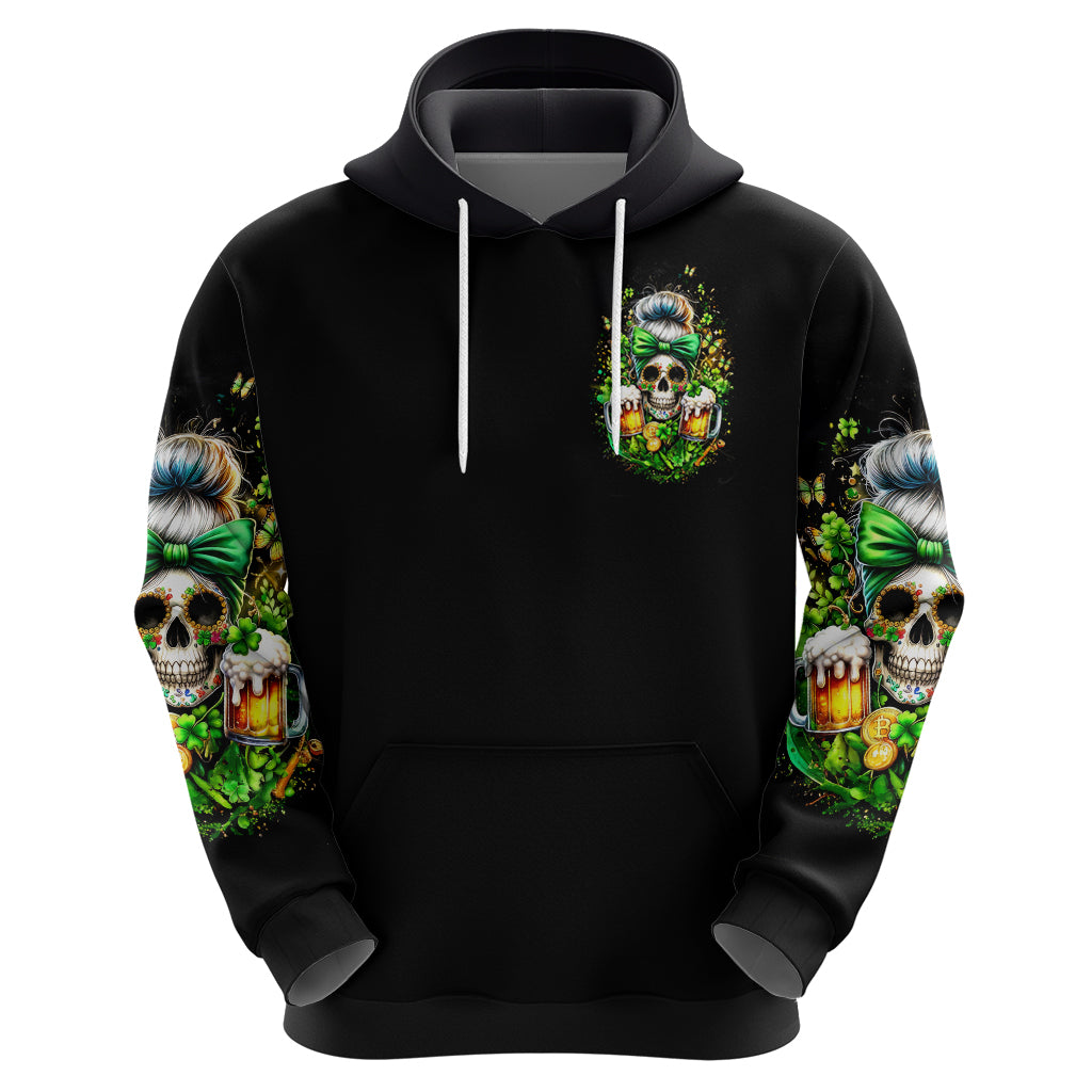Rose Skull Zip Hoodie No Matter How Much I Try To Be Fucking Nice