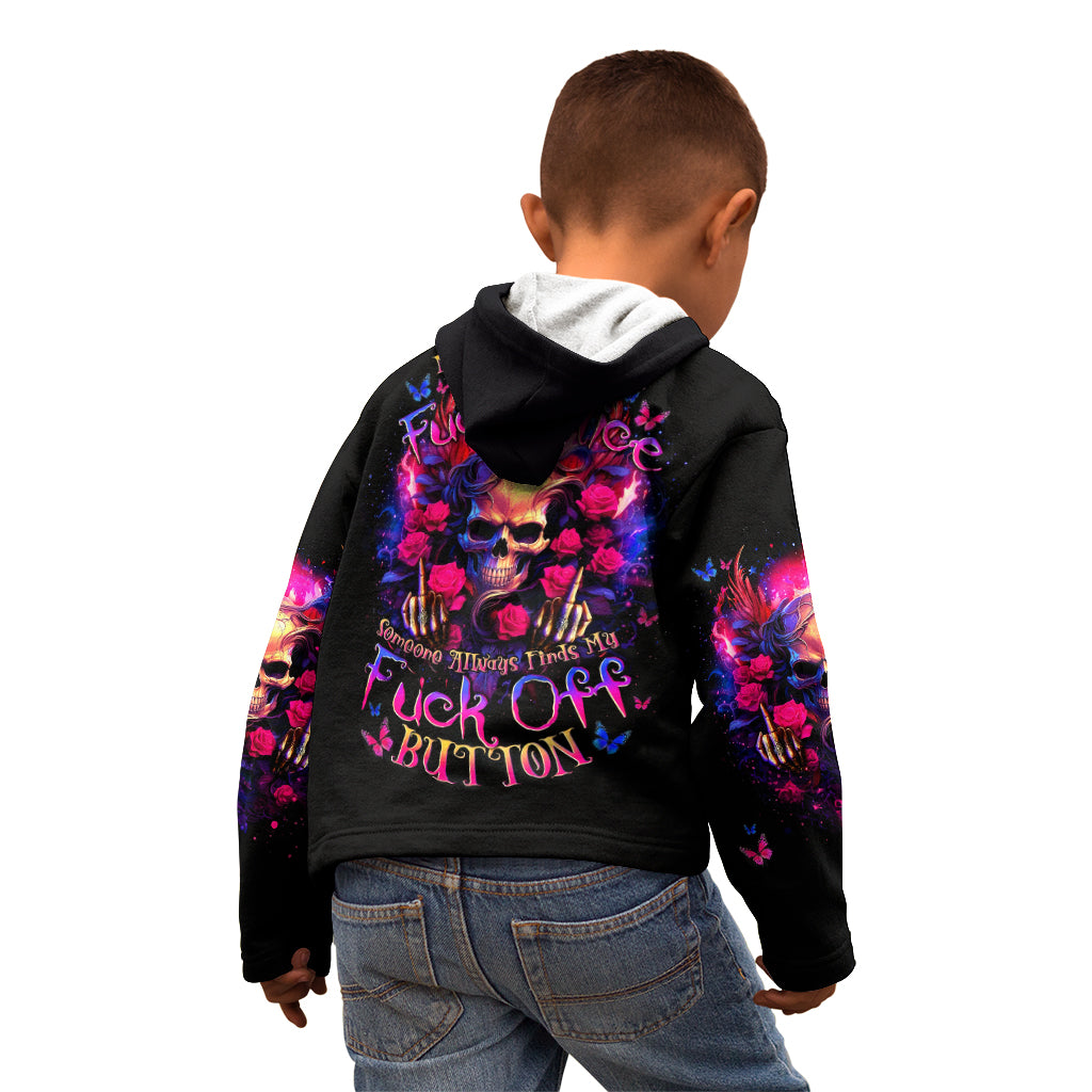 Rose Skull Kid Hoodie No Matter How Much I Try To Be Fucking Nice