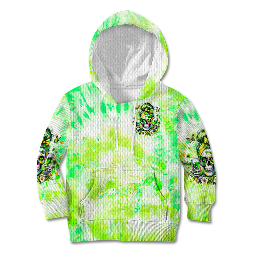 Irish Skull Kid Hoodie Drink Up Bitch