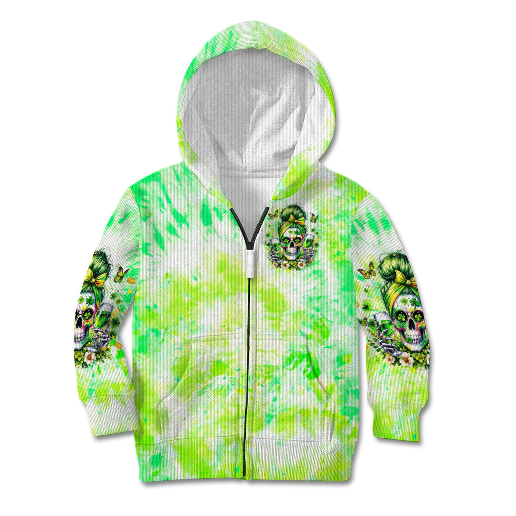 Irish Skull Kid Hoodie Drink Up Bitch