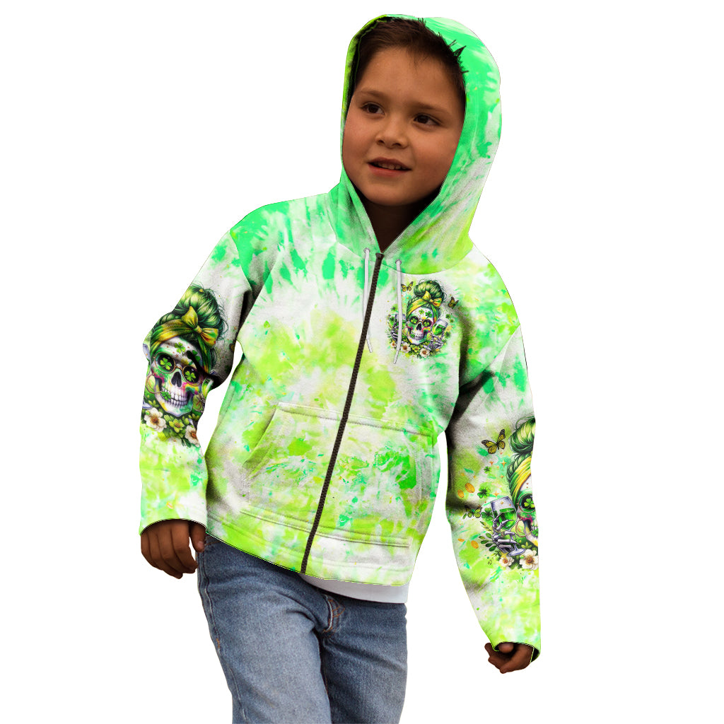 Irish Skull Kid Hoodie Drink Up Bitch