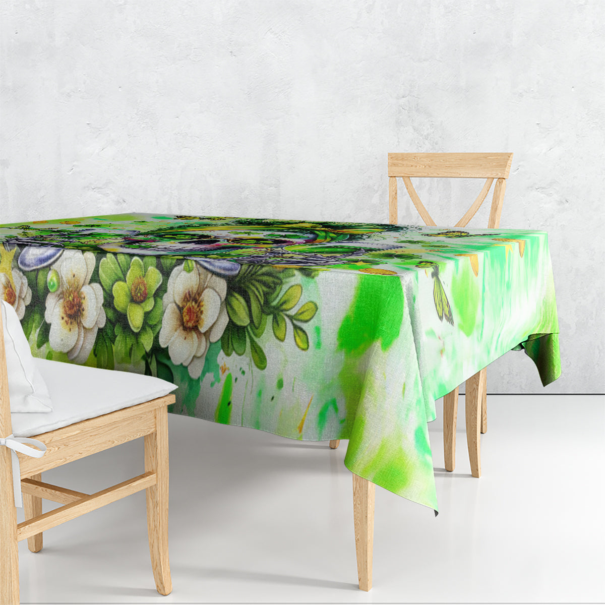 Irish Skull Tablecloth Drink Up Bitch