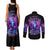 Lady Skull Couples Matching Tank Maxi Dress and Long Sleeve Button Shirt I'm Not Anti Social I'm Just Not User Friendly