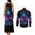 Flame Skull Couples Matching Tank Maxi Dress and Long Sleeve Button Shirt Its Not How Crazy I Am But How Much I enjoy It That Makes Me Dangeous